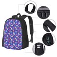 thumbnail image 4 of Daiia colorful Skull flower leaf Backpack for Men and Women -Durable Backpack Large Capacity, Water-Resistant Bag with Adjustable Straps and Laptop Compartment, 4 of 9