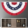 thumbnail image 3 of American Flag Skirt Decor Independence Day Fan-shaped Banner, 3 of 7
