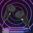 thumbnail image 2 of 1 Pair Shockproof Silicone Controller Grips for Meta Quest 3, Non-Slip VR Handle Protective Cover(Black), 2 of 4