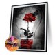 thumbnail image 1 of Cuadros Decorativos 5D DIY Diamante Pintura Día de San Valentín Rosa Taladro redondo completo Regalo (E1055) Tmvgtek embutido en tela, 1 of 9