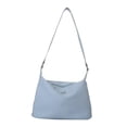 thumbnail image 3 of Bolso de hombro para mujer, bolso de hombro de nailon con cremallera, bolso de señora Azul, 3 of 9