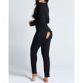 thumbnail image 4 of Pyjamas pour Femmes Imprimé de Noël Combinaison Sexy Mode 2023 Décontractée Bouton avant Bas Ouverture Arrière Hanches Combinaisons à Rabat, 4 of 7