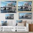 thumbnail image 4 of Designart France Oversized framed wall art decor, France framed wall Art, Seine Serenity France White framed wall art , White Traditional White Framed Wall Art, White Color Frame, 4 of 5