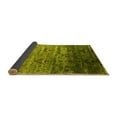thumbnail image 2 of Ahgly Company Indoor Rectangle Abstract Yellow Contemporary Area Rugs, 2' x 3', 2 of 4
