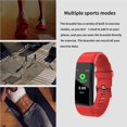 thumbnail image 4 of tredstone Bracelet Intelligent Étanche Montre Intelligente Portable Fonction de Rappel Prendre des Photos Bracelet Sangle Bain Natation Course Rouge 1 Ensemble, 4 of 6