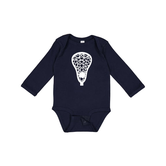 Inktastic Lacrosse Sports Team Coach Player Boys or Girls Long Sleeve Baby Bodysuit