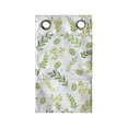 thumbnail image 1 of Botanical Hanging Pocket Organizer, Forest Leaves Laurel Foliage Herbs Pinnate Eco Palmate Medicinal Branches, Printed Polyester Storage Bag with Pockets, 9" x 27", Fern Green White, 1 of 2