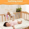 thumbnail image 5 of Baby Crib Mobile Soft Plush and Wood Nursery Mobile Cute Baby Bed Bell Charming Nursery Decor for Infant Newborn Boy Girl, 5 of 10