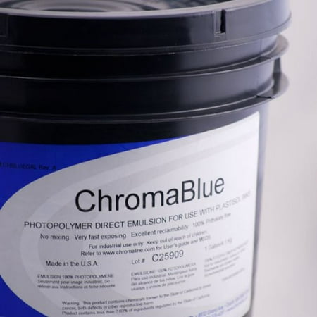 Chromaline ChromaBlue Photopolymer Emulsion for Screen Printing