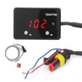 thumbnail image 1 of Medidor de temperatura de gases de escape de automóviles con pantalla digital LED roja universal para vehículos de 12 V, 1 of 15