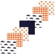Luvable Friends Hudson Baby Flannel Receiving Blankets 7pk, Autumn Pumpkin Truck