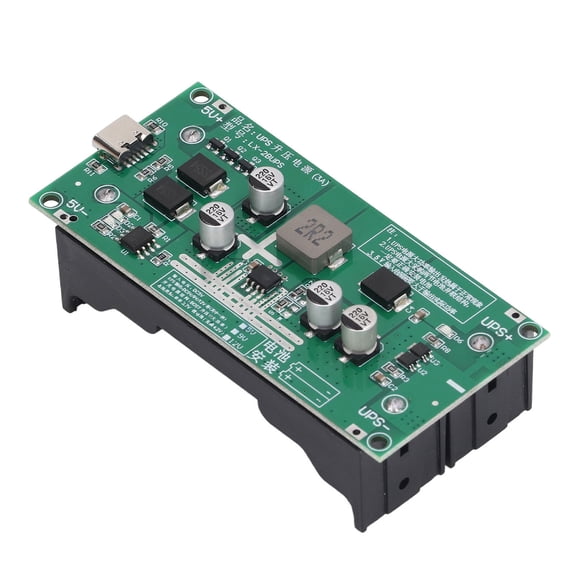 Módulo de carga de refuerzo de batería UPS de alta potencia de 15 W y 3 A, placa de cargador elevador de batería de litio 18650 de 12 V y 350 mA