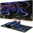 thumbnail image 1 of Fluid Pattern Gaming Mouse Pad - 35.4x15.7in Large Extended Computer Mouse Mat, Full Desk Mousepad for Gaming, Office, Home, Non-Slip Rubber Base, 1 of 1