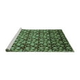 thumbnail image 2 of Ahgly Company Machine Washable Indoor Rectangle Abstract Turquoise Blue Modern Area Rugs, 8' x 10', 2 of 4