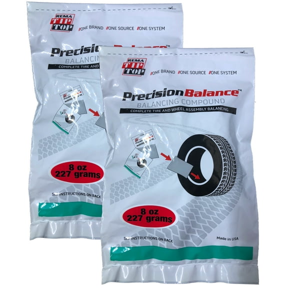 Rema Tip Top 2 Precision Balance 8 oz Tire Balance Beads Kits (16 Oz) Drop-in Bags