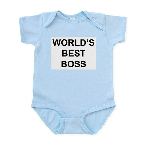 CafePress - World's Best Boss Infant Bodysuit - Baby Light Bodysuit, Size Newborn - 24 Months
