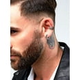 thumbnail image 2 of Pendientes Silvora cráneo Ear Cuff de plata esterlina ajustable para hombres y mujeres, 2 of 8