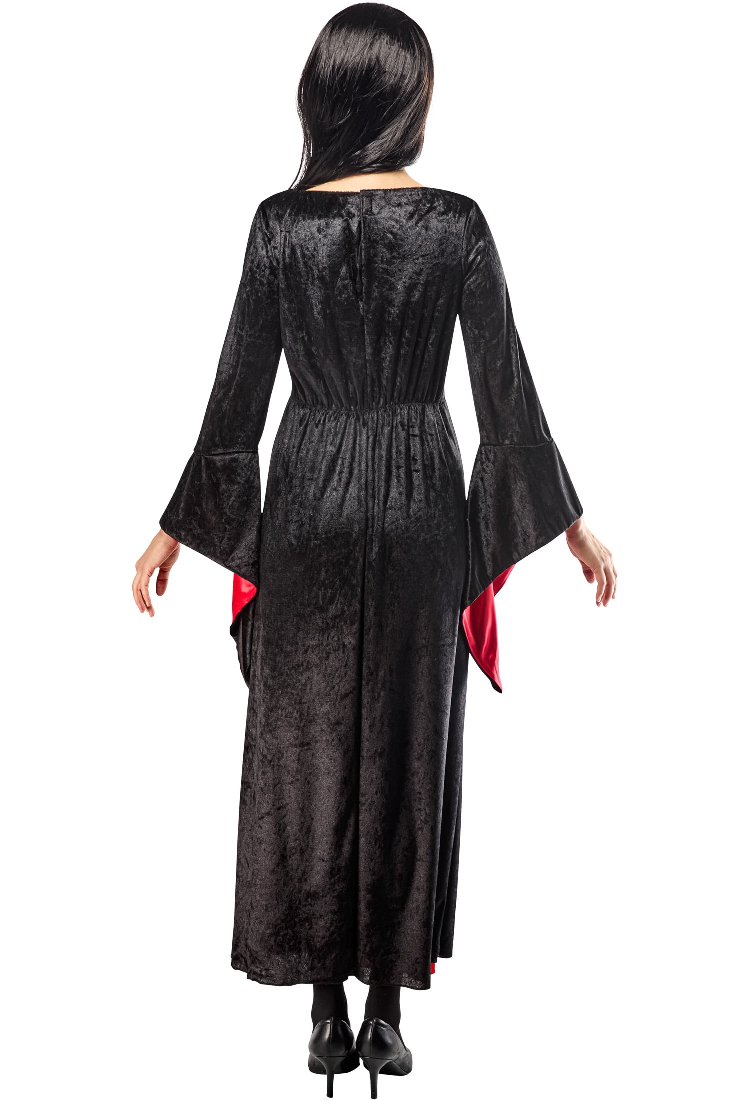 Wednesday Morticia Halloween Costume for Adults, Womens Size M (8/10), by Rubies