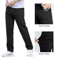 thumbnail image 6 of GINGTTO Men's Black Slim Fit Jeans - Stretch Skinny Denim Pants for Casual & Daily Wear, 6 of 9