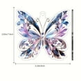 thumbnail image 3 of RuiJiao 2pc Butterfly Hanging Diamond Art Pendant Window Decoration Gift, Crystal Butterfly Acrylic Pendant - Special Crystal Acrylic Sun Catcher Painting Ornament, 3 of 8