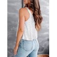 thumbnail image 4 of Mawalde Women'S Sequin Tank Top Sleeveless Camisole Vest Tank Tops Shining Shirts Silver XL, 4 of 5