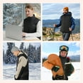 thumbnail image 6 of ALLJOY Electric Heated Vest with 10000mAh Battery Pack for Men and Women,M, 6 of 8