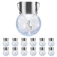 thumbnail image 1 of Farol solar para exteriores PARTPHONER, 12 unidades, impermeable, blanco frío, 1 of 8