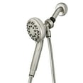 thumbnail image 6 of 7-Spray Wall Mount Handheld Shower Head 1.8 GPM in Brushed Nickel, 6 of 12