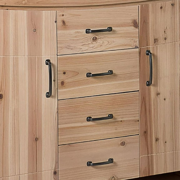 Bellaterra Home 48 in Single sink vanity-solid fir-natural