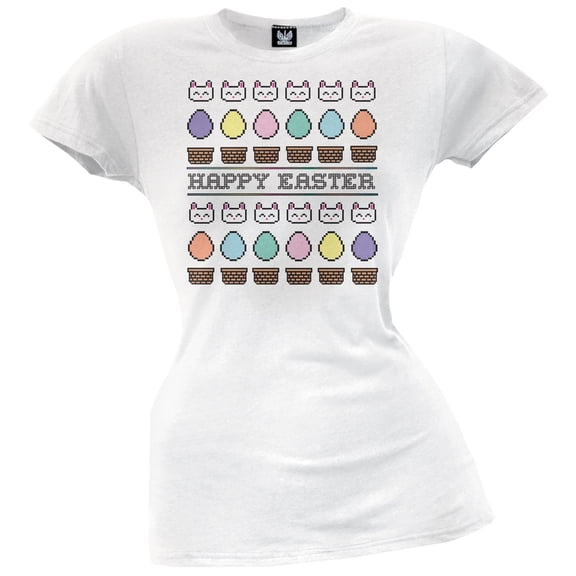 Easter Ugly Sweater Juniors T-Shirt