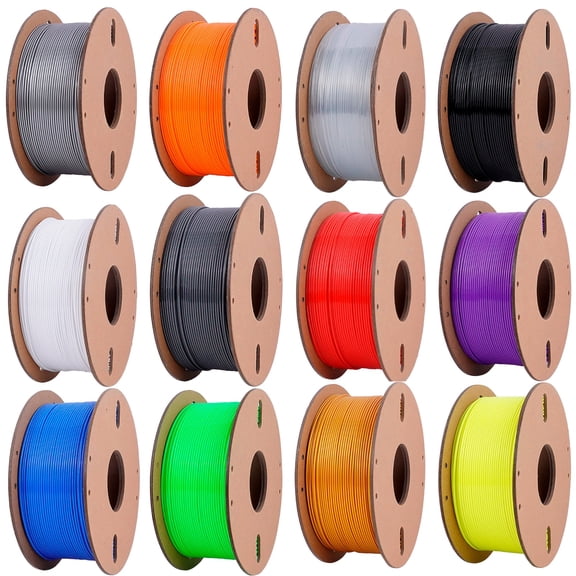 3D Printer Filament PETG Material, 1.75mm Diameter, 80 Meters, 800g, 3D Printing Material (Black)