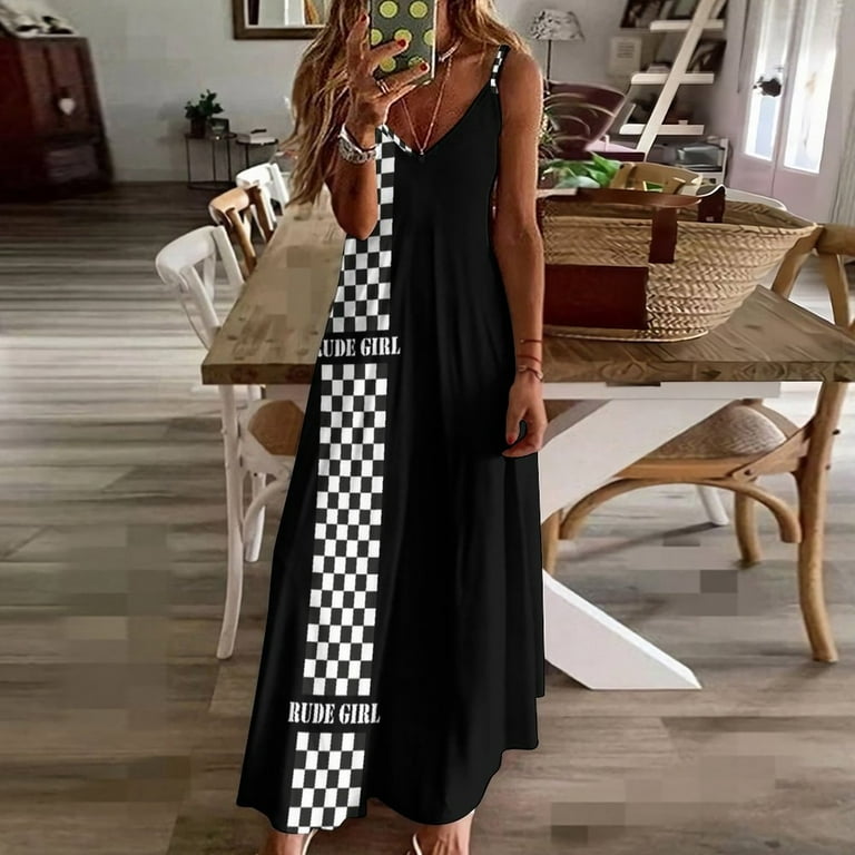 white christmas dresses Lara Two Tone Color Block Ribbed Sleeveless Long Dress Casual Summer Maxi Bodycon Dress Mint/Pink / Small main image 0