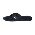 thumbnail image 2 of Roxoni Fashion Women Slippers, Rhinestone Glitter Sequin Studded Metallic Thong Flip Flops Flat Shoes (5.5-5, Black), 2 of 4