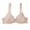 Beige, variant on Womens Bras Cut Demi Smooth Full Coverage Comfort Bralette Womens Seamless Jelly Bras 1 PC