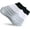 Black/White/Grey, 9 Pairs, variant on Womens No Show Socks Ankle Low Cut Non Slip Footies for Slip On Sneakers Flat Liner Boat (6-9 Pairs)