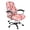 Strawberry Theme, variant on POLERO Mushroom Flowers Pattern Office Swivel Chair Cover, Soft High Back Chair Slipcover Washable All-in-One Rotating Chair Slipcovers for Home