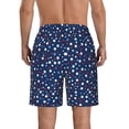 thumbnail image 3 of Kdxio Colorful Stars Pattern Mens Casual Shorts - Drawstring Summer Beach Sports Shorts for Men, 3 of 5
