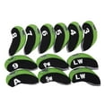 thumbnail image 2 of Juego premium de 24 fundas para palos de golf Verde y rojo, 2 of 9