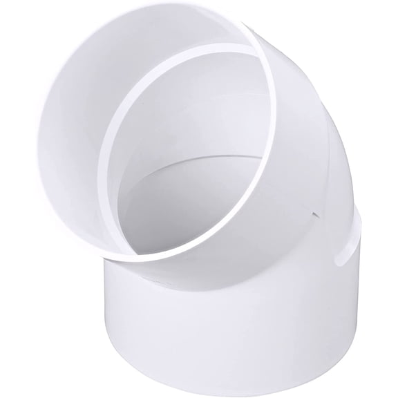 NDS 48115 6 in. Hub x 6 in. Hub Schedule 35 PVC Elbow