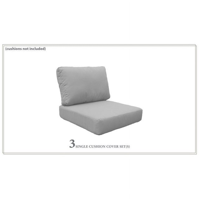 TK Classics Ensemble de Housses Haut Dossier en Gris pour MIAMI-03c