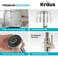 KRAUS Bolden Commercial Style PullDown Kitchen Faucet and Purita Water
