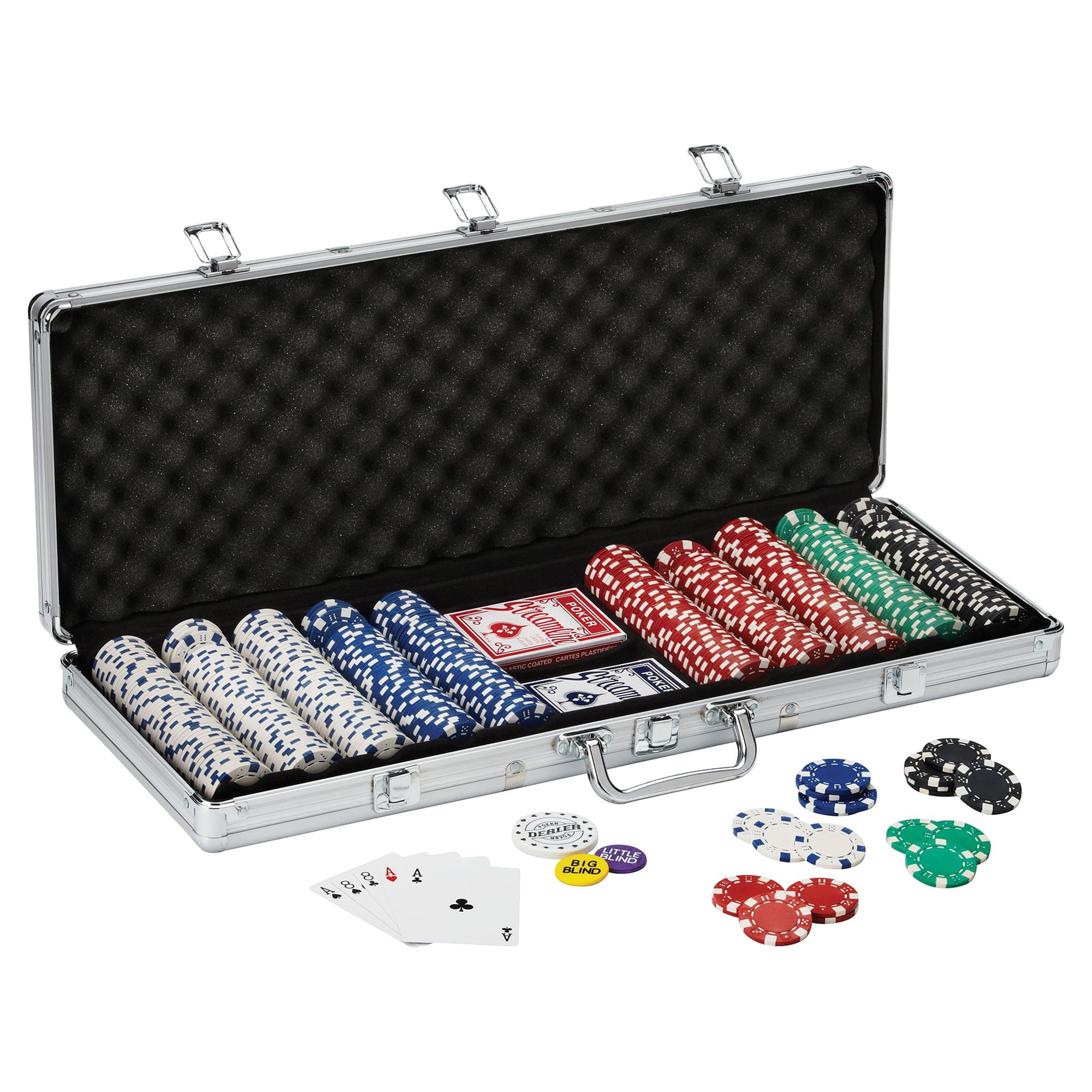 Jack Black HEITOK Poker Chips Set - 100 Stück, 14g Profi-Gewicht Für Texas Hold'em Pringles Chips
