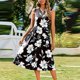 thumbnail image 3 of WILLBEST Vestido Lino Mujer Vestido Casual Sin Mangas Con Bolsillos Y Estampado Degradado Para Mujer, 3 of 3