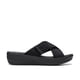 thumbnail image 2 of Sandalia Clarks Arla Wave para Mujer en Textil Negro Ajustable, 2 of 8