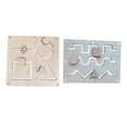 thumbnail image 2 of Busy Board,Montessori Busy Board Sensory Toys Wooden,Educational Learning Toys DIY Accessories Kids,Early Learning Toy Preschool Learning Activities,Education Skill Toys 2-3 Years Style C Salvador Dali tablero ocupado, 2 of 7