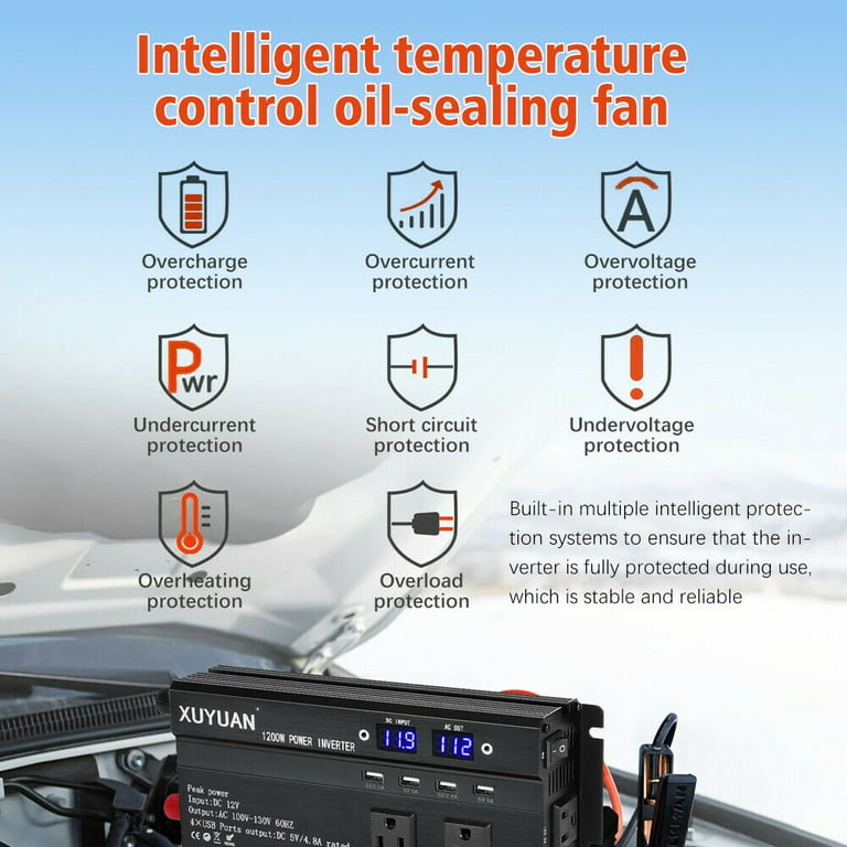 Convert car on sale battery to ac