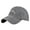 Grey, variant on Mens Washed Denim Baseball Cap with Vintage Destroyed Detail Solid Color Low Profile Hat