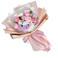 thumbnail image 3 of Luxury Soap Bouquet, Scented Simulation Rose Artificial Flowers for Teachers' Day Birthday Mother's Day Party Gift , Light Pink, 3 of 7