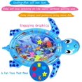 thumbnail image 5 of Colchón de agua Vhermosa juguetes de barriga tortugas marinas inflable 102x84cm Centro de Actividades y Andaderas, 5 of 5
