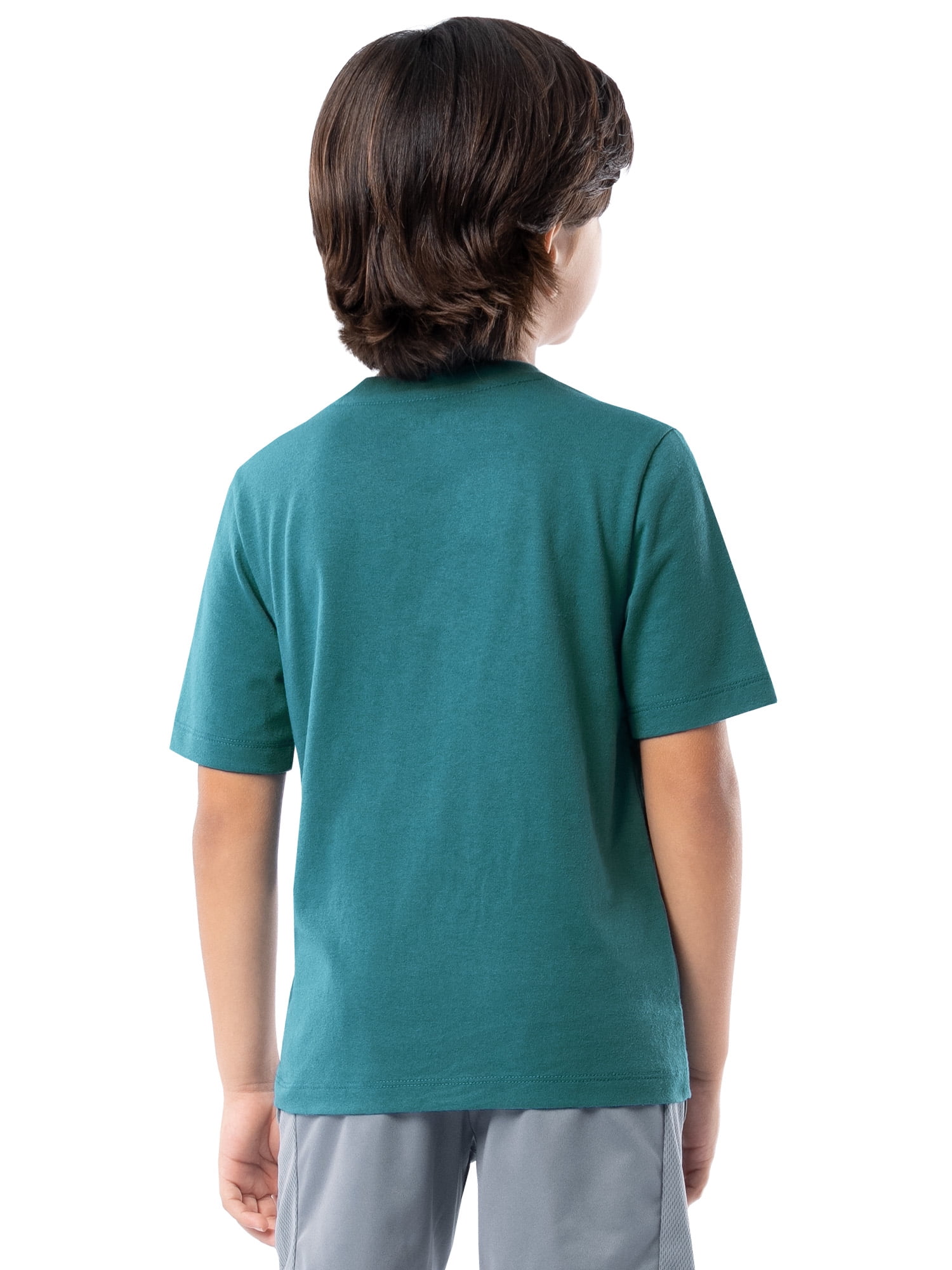 Athletic Works Boy's Short Sleeve Graphic T-Shirt, Sizes 4-18 & Husky
